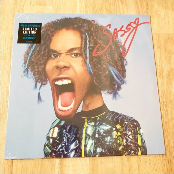 Kyle Dion “Sassy” UO Exclusive Limited Edition Blue Marble vinyl LP - Picture 2 of 4